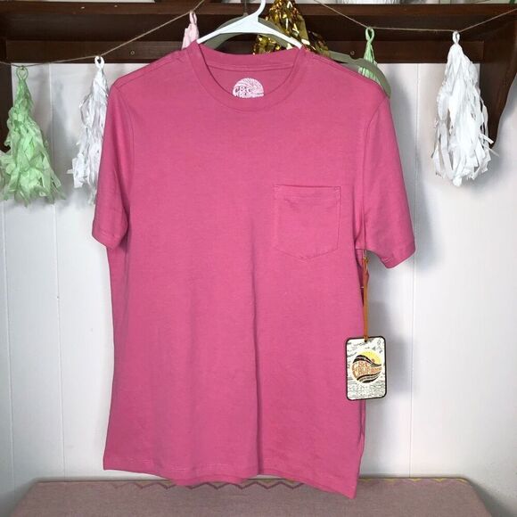 C&C California Other - NWT C&C California Mens Solid Crew Neck Short Sleeve Cotton T-Shirt Pink Small